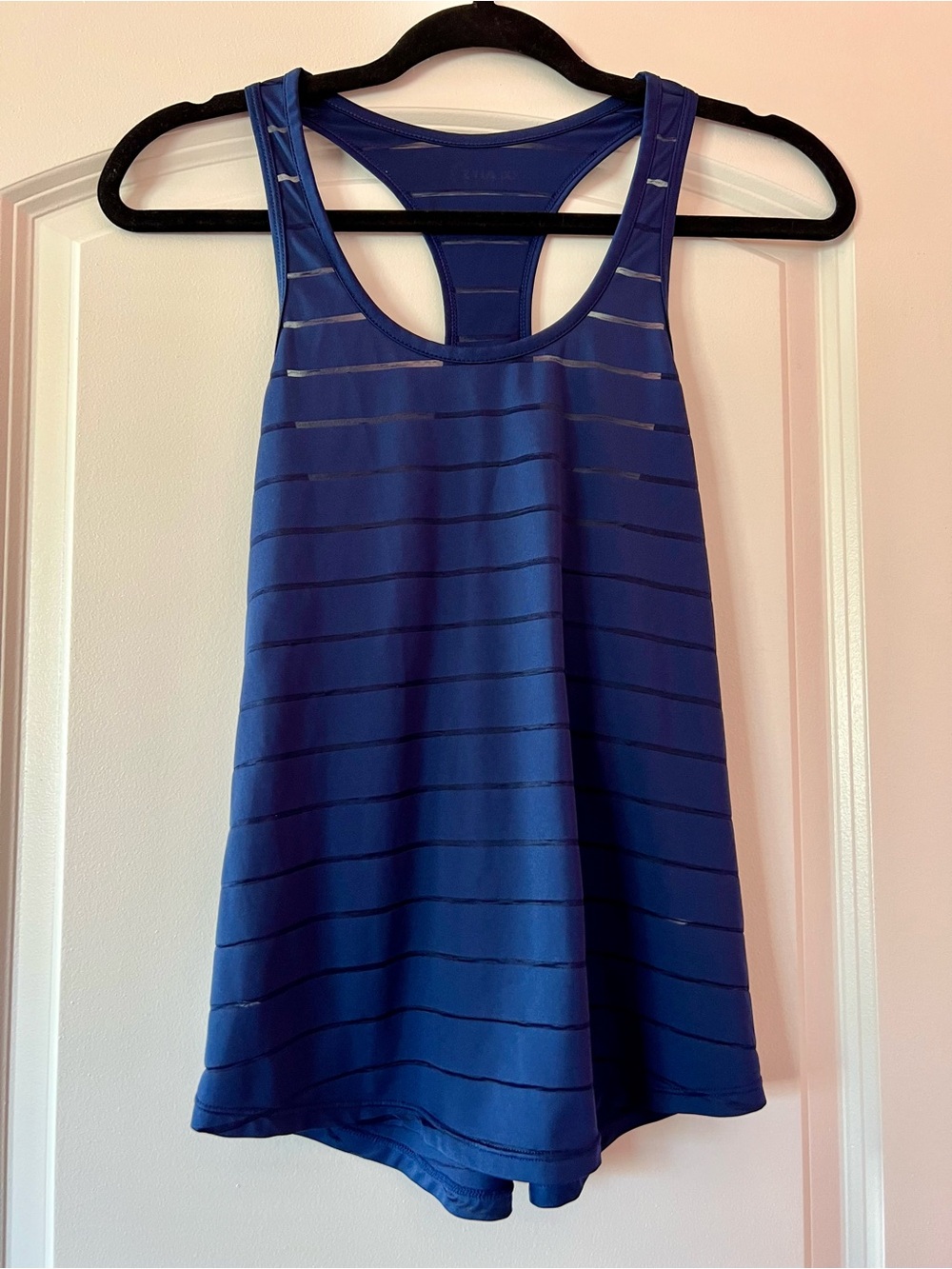 ZYIA active Blue Racerback Tank Top - Athletic Layer